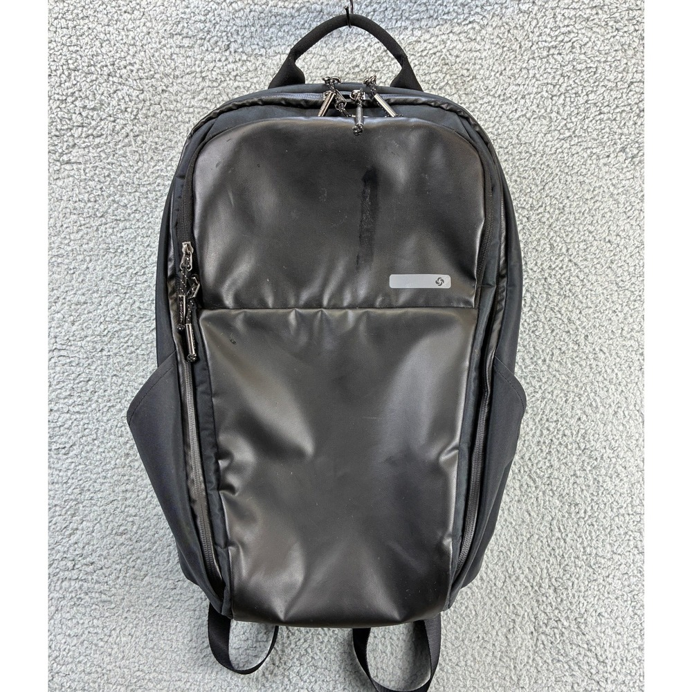 Samsonite Black Laptop Backpack Mens Professional Business Travel School Bag